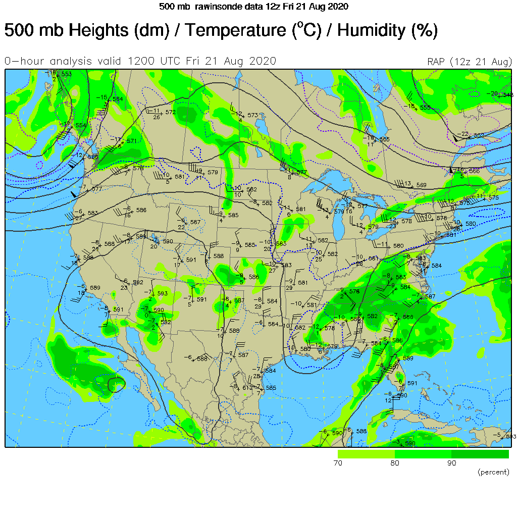 Current Upper-level map